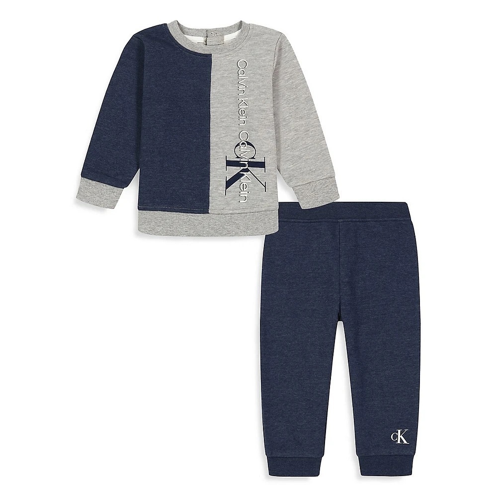 Calvin Klein Colour Blocked Baby Matching Set